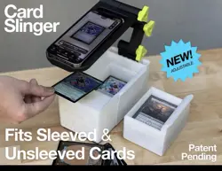 Card Slinger (Black) for TCG & MTG | Sports Card Scanner & Trading Card Scanner - Image 1