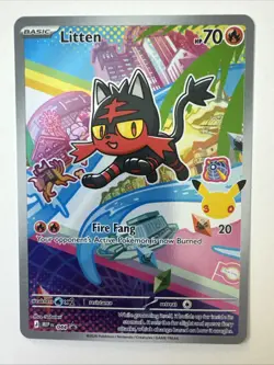 Pokemon First Partner Illustration 30th Collection Promo Lot of 6 Cards - Image 5