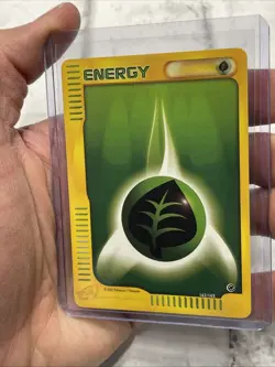 GRASS ENERGY 162/165 Expedition - eREADER - VINTAGE WOTC Pokemon Card 2002 NM/MT - Image 2