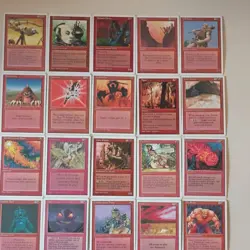 Magic: The Gathering Vintage Red Lot - Orcish Artillery, Hill Giant, 20 Cards - Image 2