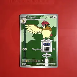 Pokemon Pidgeotto TCG SV03 Obsidian Flames Holo Illustration Rare Card 208/197 - Image 1