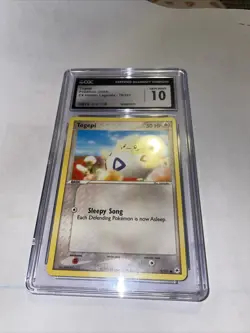 CGC 10 PRISTINE Togepi 2004 EX Hidden Legends 78/101 Pokemon Card psa - Image 1