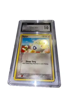 CGC 10 PRISTINE Togepi 2004 EX Hidden Legends 78/101 Pokemon Card psa - Image 2