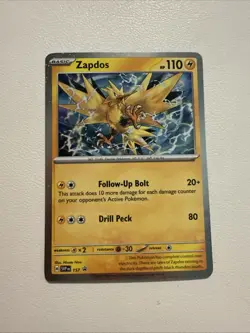 Zapdos 157 Sv: Scarlet & Violet Promo Cards Cosmo Holo - Image 1