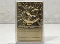 1999 Burger King Pokemon Togepi 23K Gold-Plated Trading Card With Pokeball - Image 4