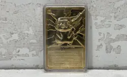 1999 Burger King Pokemon Pikachu 23K Gold-Plated Trading Card With Pokeball - Image 4