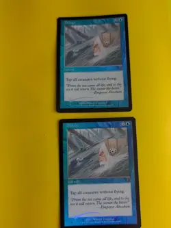 Deluge x2. Instant. MTG Card. Odyssey. Old Border FOIL. - Image 1