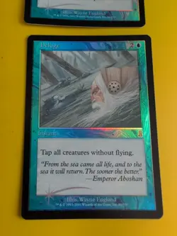 Deluge x2. Instant. MTG Card. Odyssey. Old Border FOIL. - Image 3