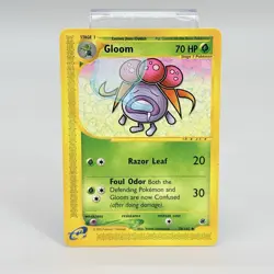 Gloom 78/165 Expedition Regular Common Pokemon Vintage TCG 2000 LP Card - Image 1