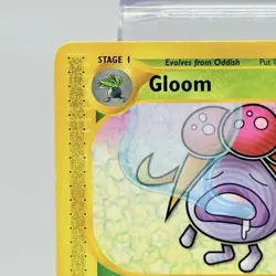 Gloom 78/165 Expedition Regular Common Pokemon Vintage TCG 2000 LP Card - Image 2