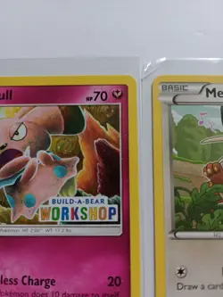 Pokemon Card Build A Bear Workshop Stamped Promo Meowth & Snubbull Build-A-Bear - Image 4