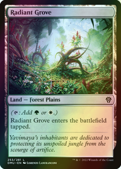 MTG Radiant Grove Foil ** Dominaria United ** English (NM) - Image 1