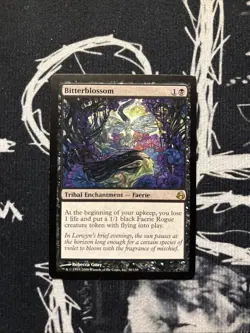 Bitterblossom NM/M | Morningtide Magic: The Gathering MTG 58/150 - Image 1