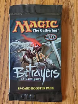MAGIC THE GATHERING Lot of Three (3) BETRAYERS OF KAMIGAWA Sealed Booster Packs - Image 3
