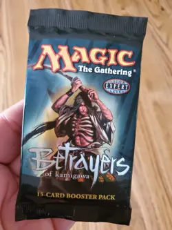 MAGIC THE GATHERING Lot of Three (3) BETRAYERS OF KAMIGAWA Sealed Booster Packs - Image 4