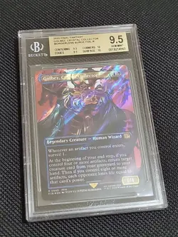 BGS 9.5 Golbez Crystal Collector, Borderless Surge Foil, MTG Final Fantasy POP 9 - Image 1