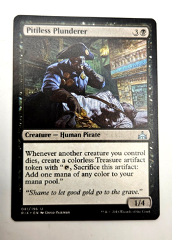 Pitiless Plunderer, Rivals of Ixalan Magic the Gathering MTG - Image 1