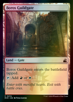 MTG Boros Guildgate Foil ** Ravnica Remastered ** English (NM) - Image 1