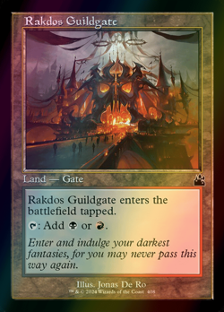 MTG Rakdos Guildgate Foil ** Ravnica Remastered ** English (NM) - Image 1