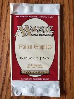 MAGIC THE GATHERING Lot of Six (6) FALLEN EMPIRES Factory Sealed Booster Packs - Image 3