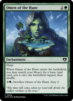 Omen of the Hunt [Commander Masters] Magic MTG - Image 1