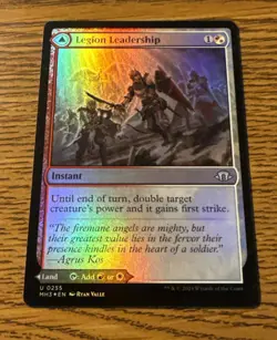 MTG MAGIC Legion Leadership FOIL Modern Horizons 3 Uncommon - Image 1