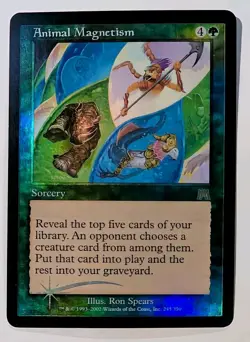 Animal Magnetism Onslaught Foil - MTG VINTAGE - Image 1