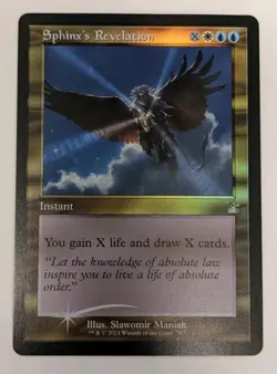Sphinx's Revelation (Retro Frame) Ravnica Remastered Foil - MTG RARE - Image 1