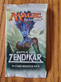MAGIC THE GATHERING Lot of (3) BATTLE FOR ZENDIKAR Factory Sealed Booster Packs - Image 3