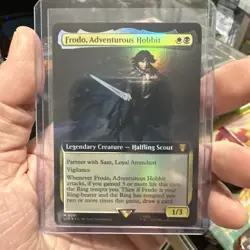 Frodo, Adventurous Hobbit - Extended Art Foil - Tales of Middle-earth MTG NM - Image 1