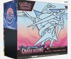 Pokemon Chaos Rising POKEMON CENTER ETB 🔥 ELITE TRAINER BOX PRESALE - Image 1