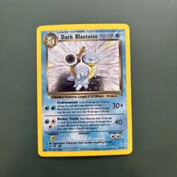 Pokemon Card - Dark Blastoise Team Rocket 20/82 Rare - Image 1