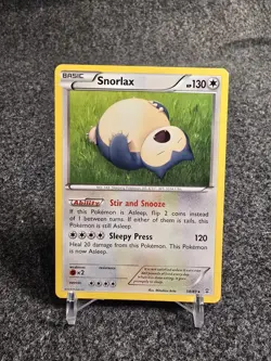 Pokemon TCG Snorlax XY Flashfire 80/106 Lightly Played Non Holo - Image 1