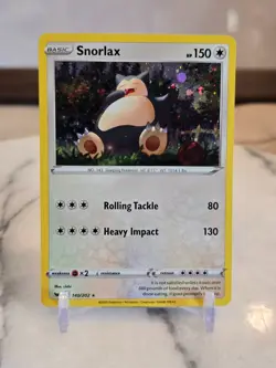 Pokemon TCG Snorlax - (Cosmos Holo) 140/202 Blister Exclusives Holo LP - Image 1