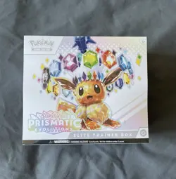 Prismatic Evolutions ETB Elite Trainer Box Pokemon TCG (Slight Tear In Plastic) - Image 1