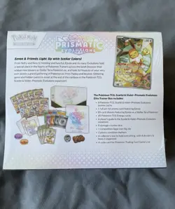 Prismatic Evolutions ETB Elite Trainer Box Pokemon TCG (Slight Tear In Plastic) - Image 3