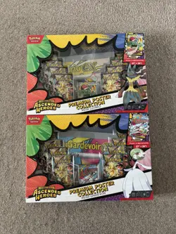 Pokemon TCG Ascended Heroes Premium Poster Collection Mega Lucario + Gardevoir - Image 1