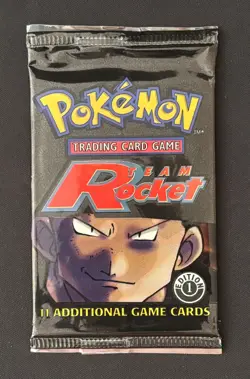 Factory Sealed 1st Edition - Team Rocket - Booster Pack - Vintage Pokemon WOTC - Image 1