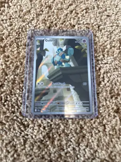 Golett 122/086 English Pokemon TCG Black Bolt Illustration Rare - Image 1