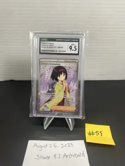 CGC 9.5 MINT+ Pokemon Erika’s Invitation Pokemon Card 151 Japanese #196/165 - Image 1