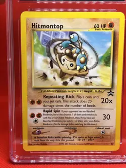2001 Vintage Pokemon League Hitmontop Black Star Promos -37 Mint 9 CGC - Image 4