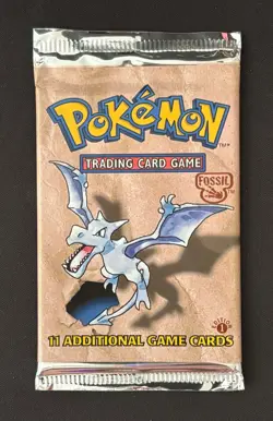 Factory Sealed 1st Edition - Fossil - Booster Pack - Vintage Pokemon 1999 WOTC - Image 1
