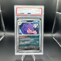 PSA 10 PALDEAN FATES Gengar #057 Pokemon - Image 1