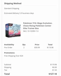 Pokemon Mega Evolution Chaos Rising ETB Pokemon Center preorderPRESALE CONFIRMED - Image 2
