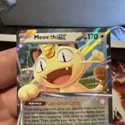Pokemon TCG MEOWTH EX 62/88 Holo Perfect Order mint - Image 2