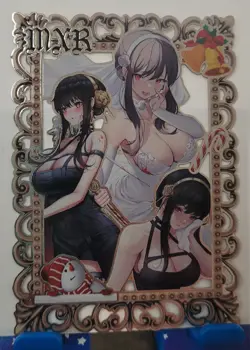 Yor Forger Spy X Family MXR Goddess Story Limited GOLD METAL CARD Waifu #13/200 - Image 1