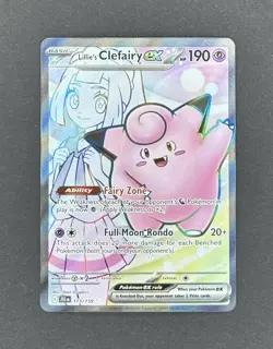 Lillie's Clefairy ex 173/159 Sv09: Pokemon TCG Journey Together Holo - Image 1