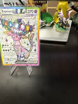 Pokemon TCG Espeon ex SVP En 175 Prismatic Evolutions Promo Look! - Image 5