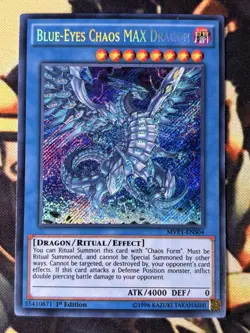 Yugioh: Blue-Eyes Chaos MAX Dragon - MVP1-ENS04 - Secret Rare - 1st Edition - NM - Image 1