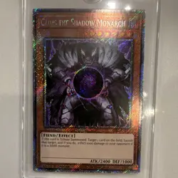 Konami Yu-Gi-Oh! TCG Caius the Shadow Monarch Effect Fiend PSR 1st Ed RA03-EN194 - Image 1